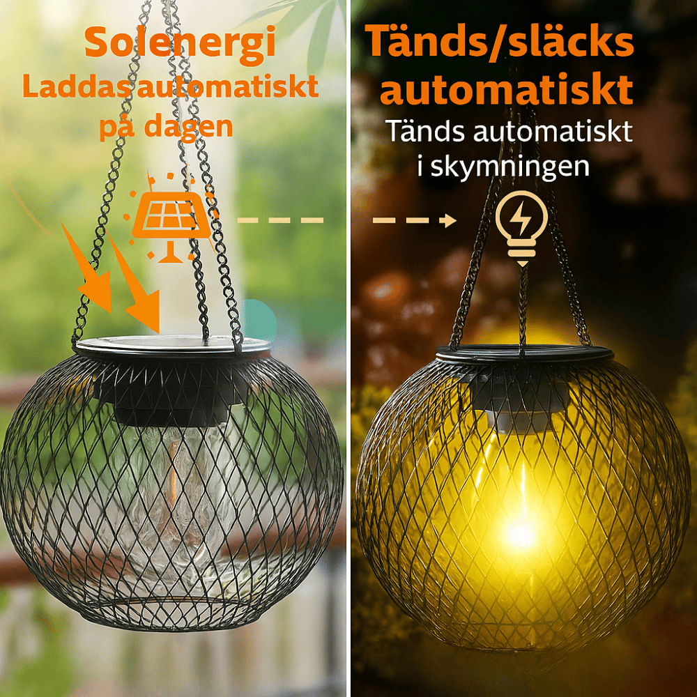 LUMORA- Solcellslampa